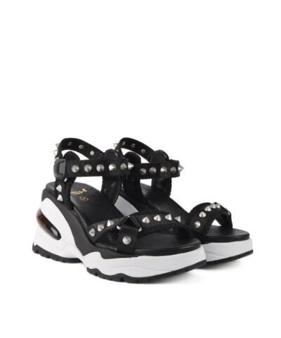 Alternative view of Ash DEAN Black Wedge Trainer Sandals