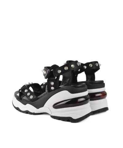 Ash DEAN Black Wedge Trainer Sandals - Image 4