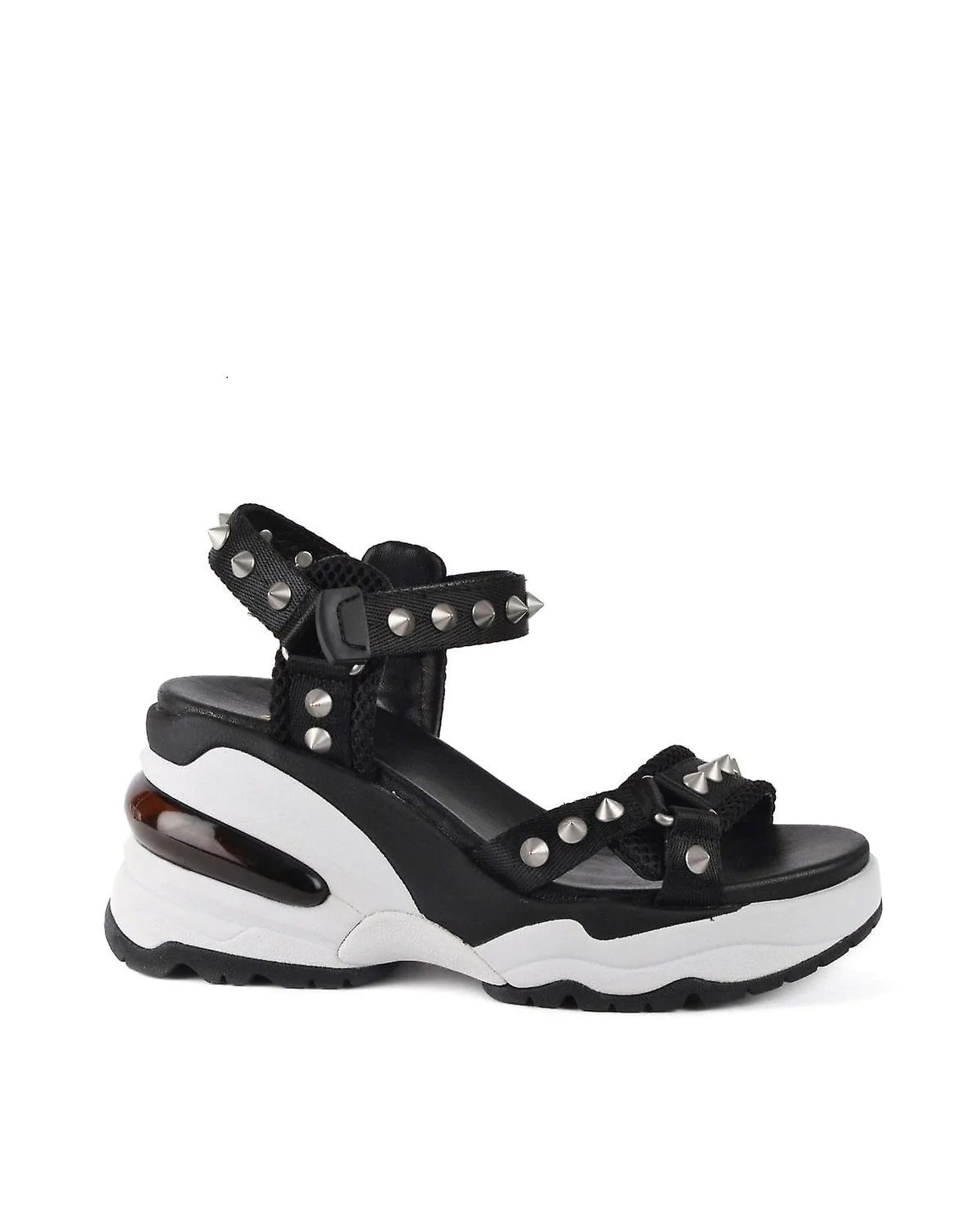 Ash DEAN Black Wedge Trainer Sandals-20256617