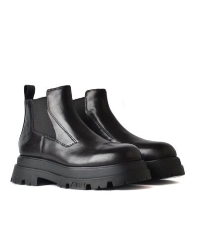 Alternative view of Ash Edition Black Leather Ankle Boots