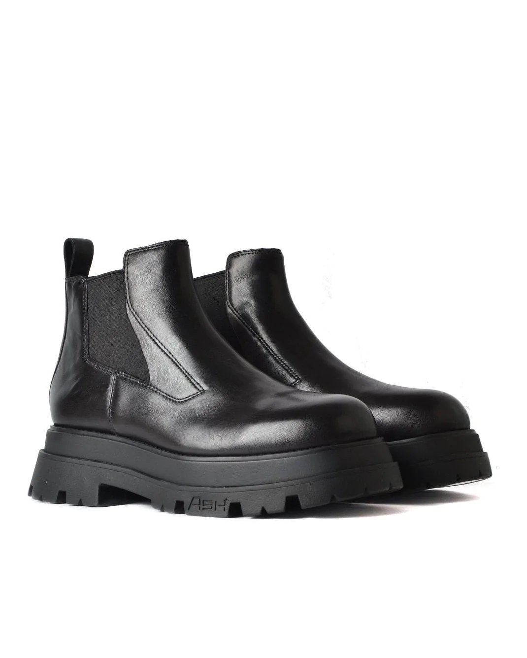 Alternative view of Ash Edition Black Leather Ankle Boots