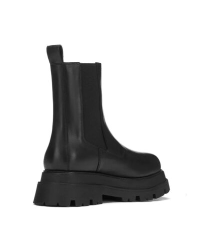 Ash Elite Tall Boots In Black Leather - Image 3