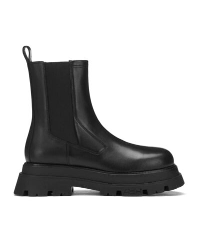 Ash Elite Tall Boots In Black Leather-20237316