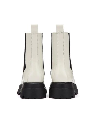 Ash Elite Tall Boots In White Leather 20237305 3