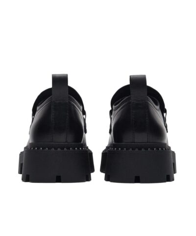 Ash Gemini Black Leather Loafers - Image 4