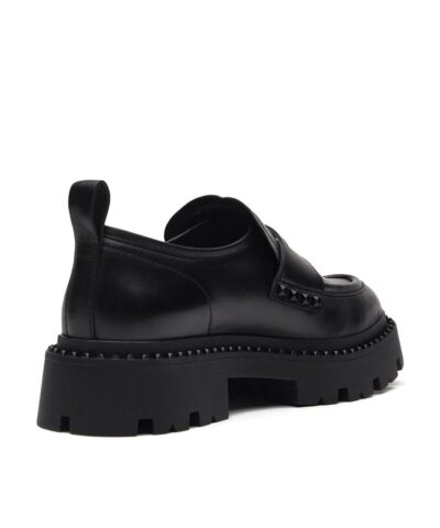 Ash Genial Bis Loafers In Black Leather - Image 3