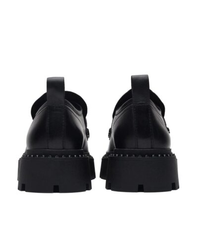 Ash Genial Bis Loafers In Black Leather - Image 4