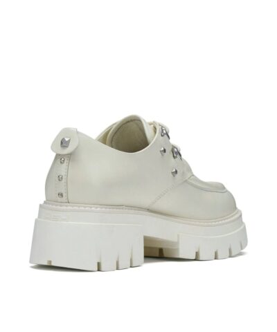 Ash Laslo White Leather Lace Brogues - Image 3