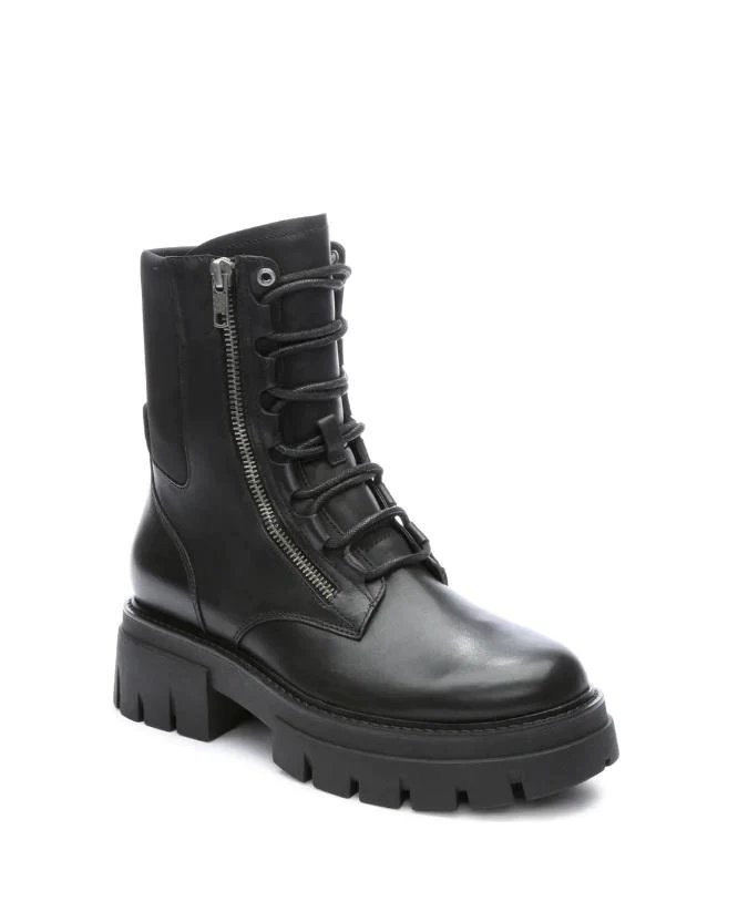 Alternative view of Ash Lets Moto Combat Boot