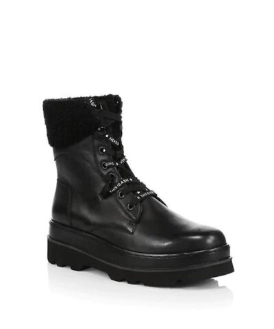 Alternative view of Ash Siberia Faux Fur & Leather Combat Boots