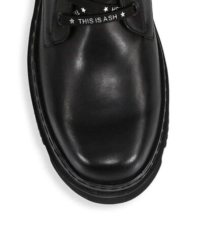 Ash Siberia Faux Fur & Leather Combat Boots - Image 4