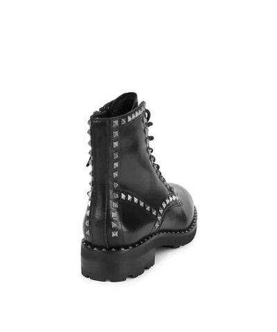 Ash Wolf Studded Leather Combat Boots 20262263 2
