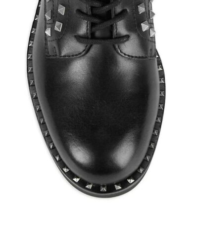 Ash Wolf Studded Leather Combat Boots 20262263 3