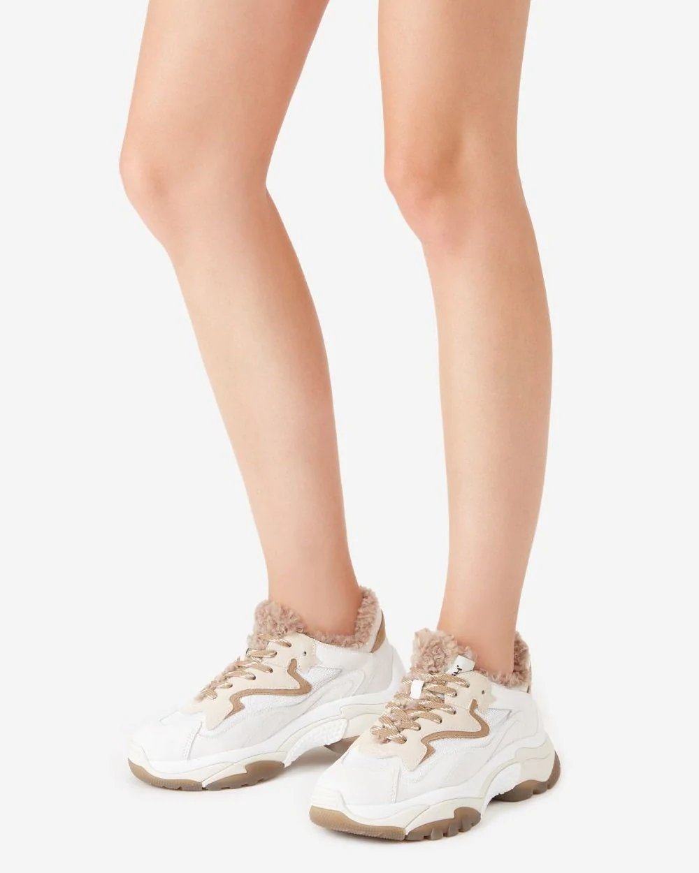 Alternative view of Ash Women's Addict Fur Sneaker