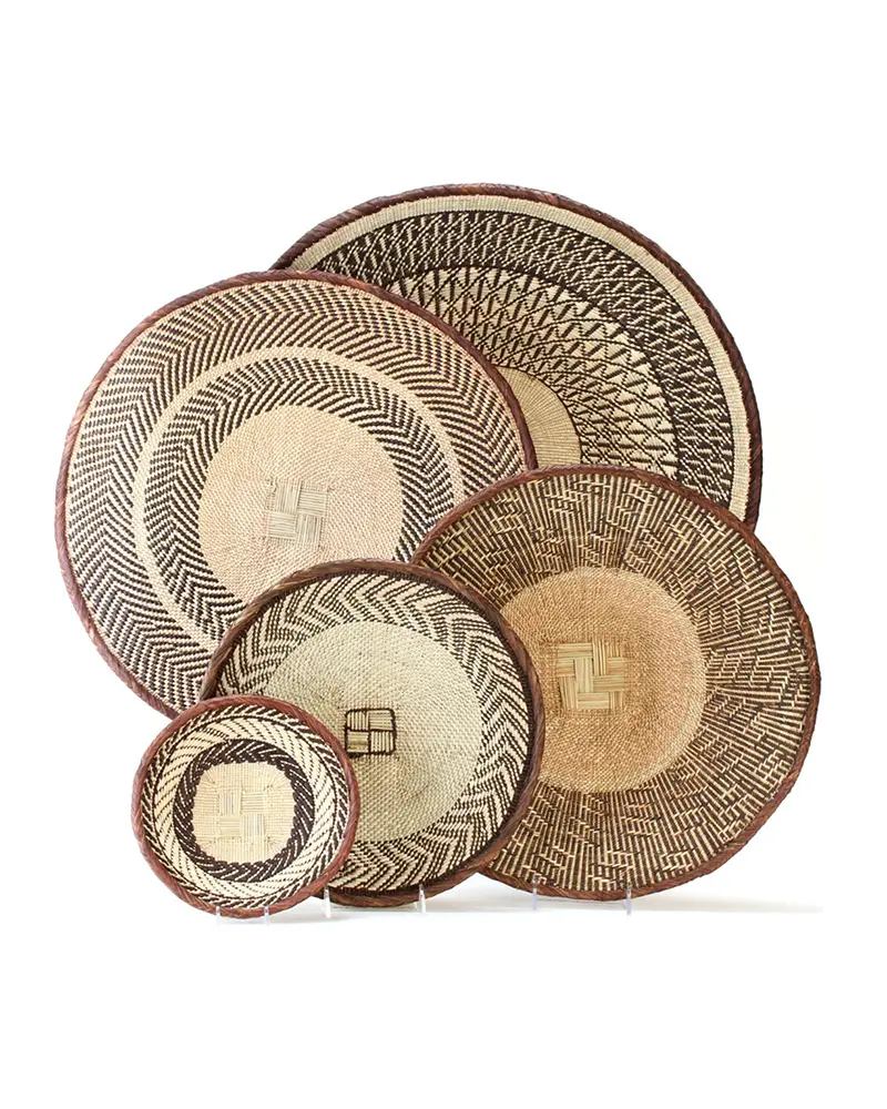 Alternative view of Zimbabwe Binga Shallow Bowls