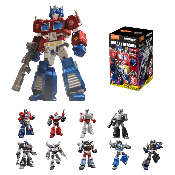 Alternative view of Blokees Figures Transformers Galaxy Version 01 Roll Out