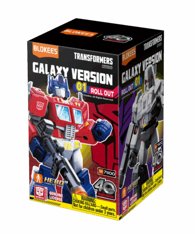 Blokees Figures Transformers Galaxy Version 01 Roll Out