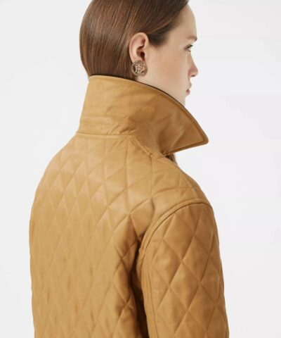 Burberry Corduroy Collar Diamond Quilted Jacket 20262067 2