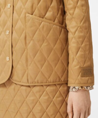 Burberry Corduroy Collar Diamond Quilted Jacket 20262067 4