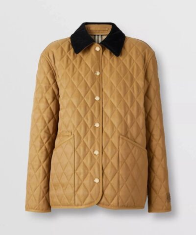 Burberry Corduroy Collar Diamond Quilted Jacket 20262067 7