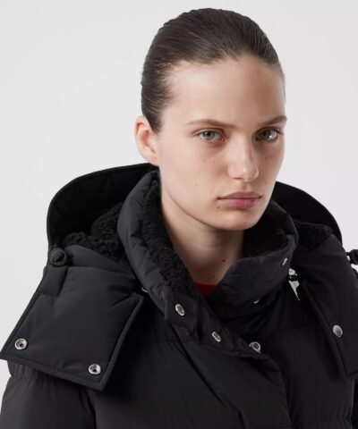 Alternative view of Burberry Detachable Hood Belted Puffer Coat