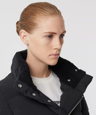 Alternative view of Burberry Detachable Hood Belted Puffer Coat