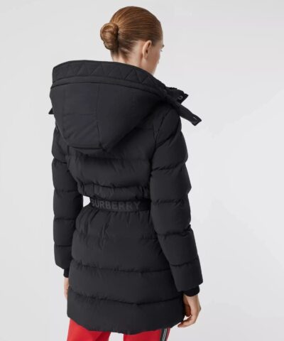 Burberry Detachable Hood Belted Puffer Coat - Image 3