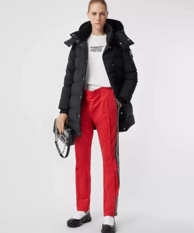 Burberry Detachable Hood Belted Puffer Coat - Image 6