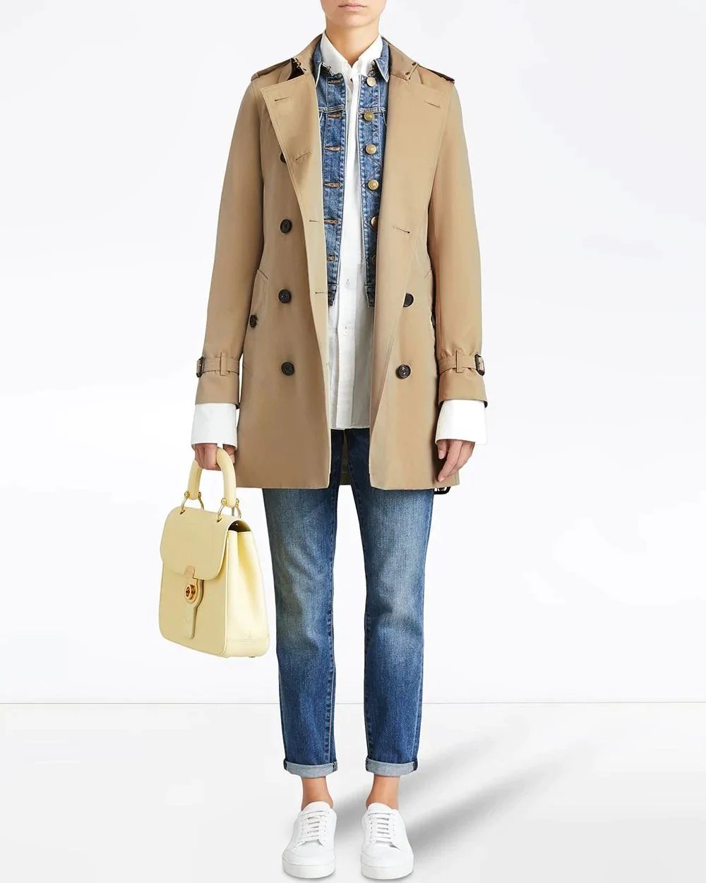 Alternative view of Burberry Kensington Mid-length Trench Coat