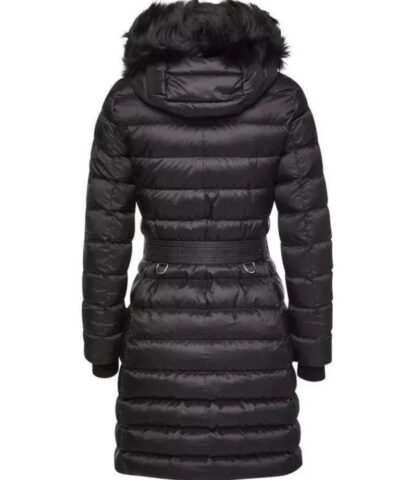 Alternative view of Burberry Limehouse Shearling-Trim Padded Coat