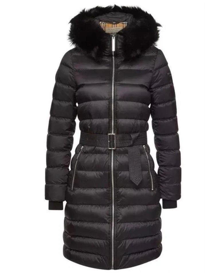 Burberry Limehouse Shearling-Trim Padded Coat-20261216