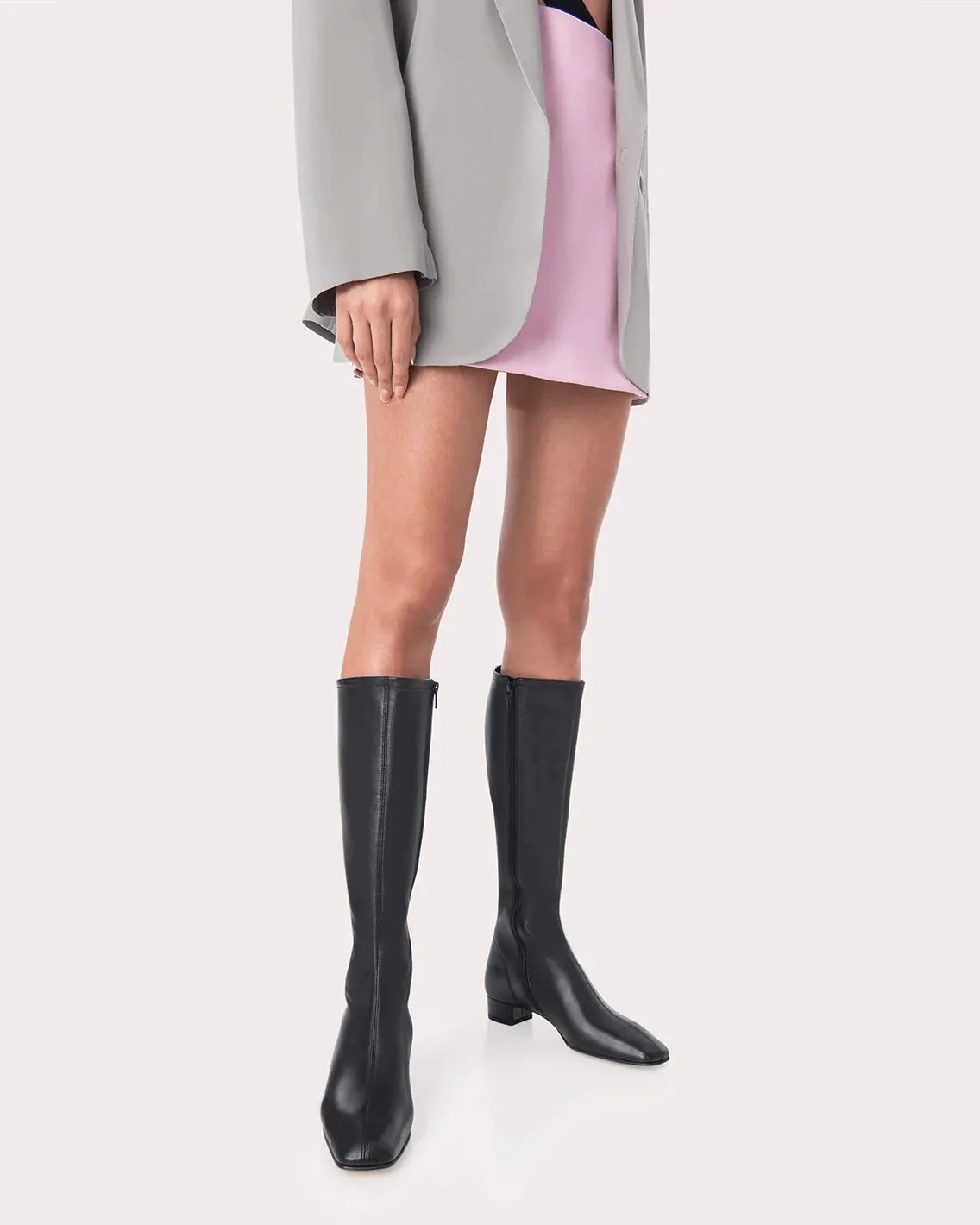 Alternative view of By Far Edie Black Leather Boots