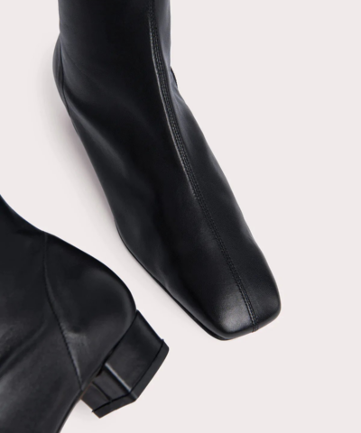 By Far Edie Black Leather Boots 20236941 2