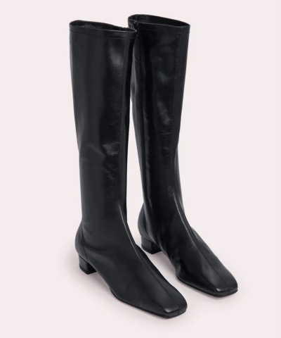By Far Edie Black Leather Boots 20236941 3