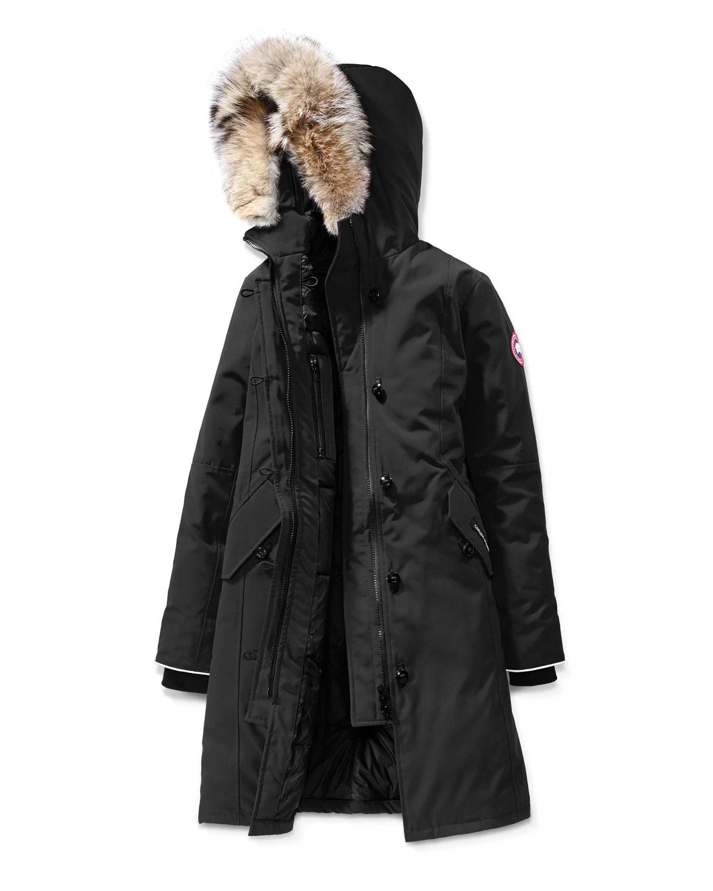 Alternative view of Canada Goose Youth Brittania Parka With Removable Fur Trim