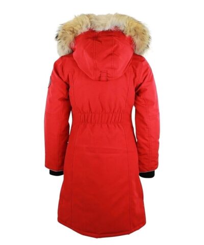 Canada Goose Youth Brittania Parka With Removable Fur Trim - Image 7