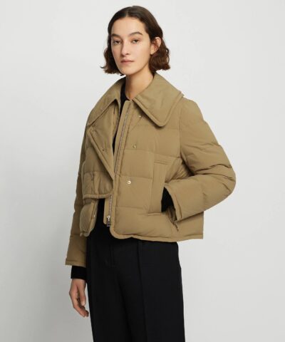 Alternative view of Carven Camel Marly Downcoat