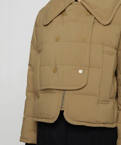 Carven Camel Marly Downcoat - Image 5