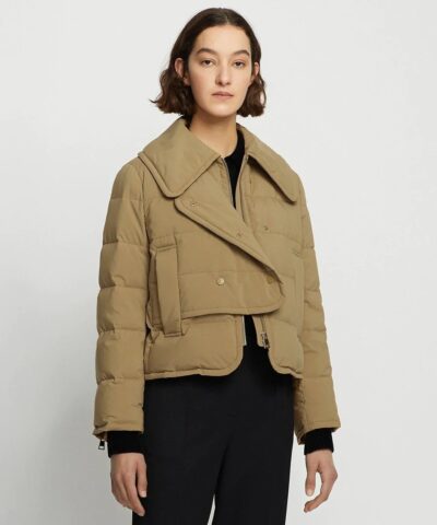 Carven Camel Marly Downcoat-20245774