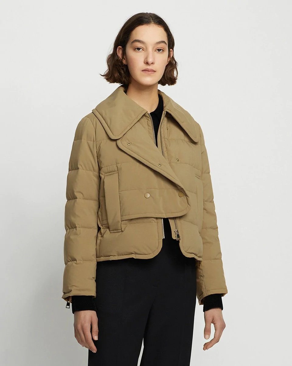 Carven Camel Marly Downcoat-20245774