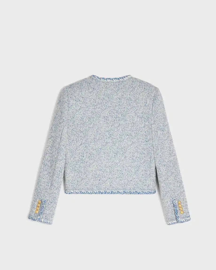 Alternative view of Celine Cardigan Jacket In Wool Natte