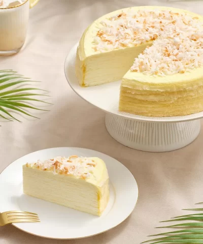 Coconut Mille Crêpes - 9 inch (Serves 10-14)-213