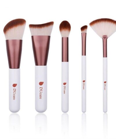 Contour Highlight Eyeshadow With Fan Makeup Brushes Portable Cosmetic Tools Kit-20221148