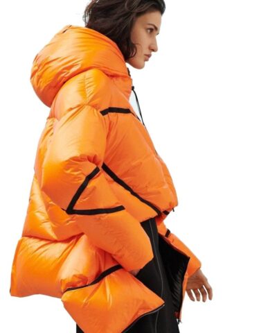 Dorothee Schumacher Two-Tone Shell Hooded Puffer Jacket-20261174