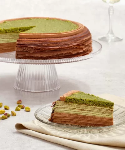 Dubai Chocolate Mille Crêpes - 9 inch (Serves 10-14)-209