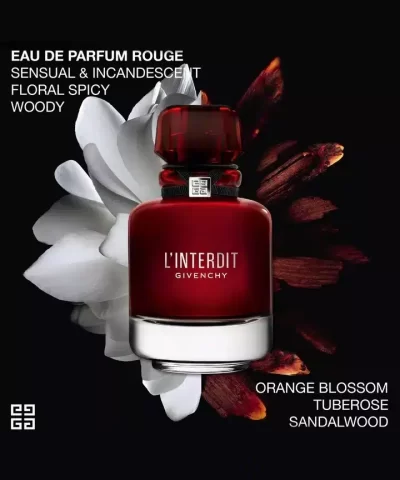 Givenchy L'Interdit Rouge Eau de Parfum, 2.7 oz. - Image 4