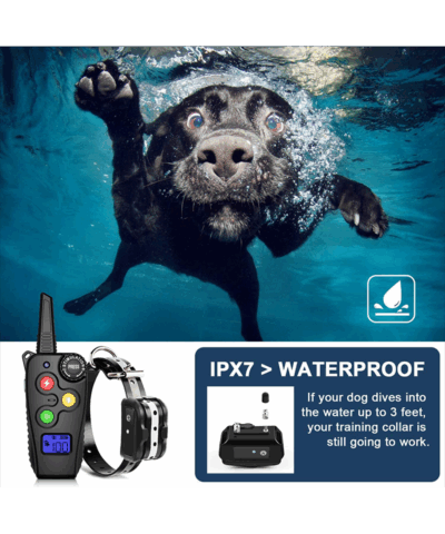 SmartPet P18 Dog Training Collar with Remote - Shock, Vibration, Sound | IP67 Waterproof - Image 5