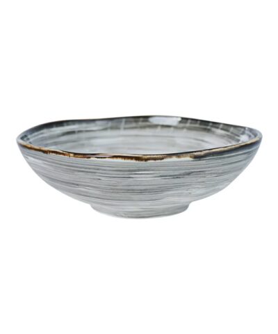 Western Nordic Style Porcelain Dinnerware in Gray - Image 4