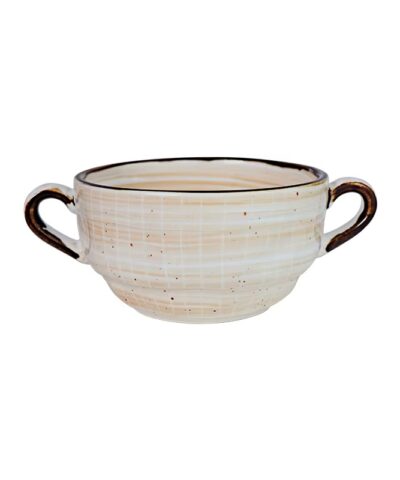 Western Nordic Style Porcelain Dinnerware in Beige - Image 6