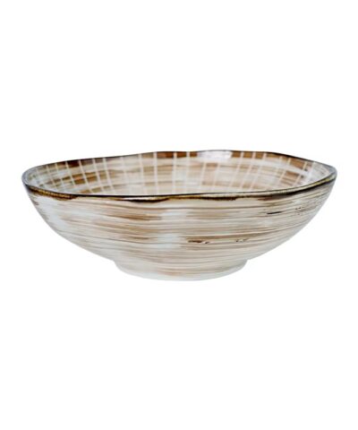 Western Nordic Style Porcelain Dinnerware in Beige - Image 4